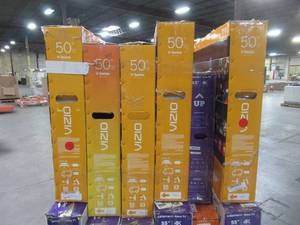 lot 21 image: UNTOUCHED Wholesale Pallet of 43 50 & 55 Smart Ultra HD TVs - $ 4,183.94 RETAIL VALUE