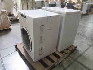 lot 218 image: WHOLESALE MIXED PALLET OF CHEST FREEZER AND SMALL DRYER
