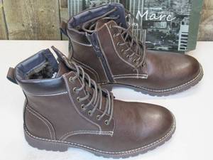 Bruno Marc Stone-03 Dark Brown Size 10