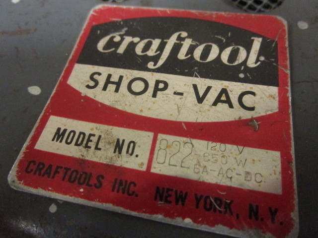 CRAFT-TOOL SHOP-VAC