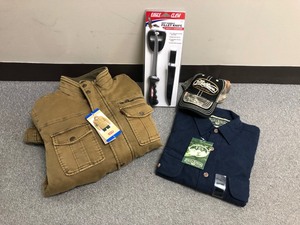lot 44 image: 2 Pieces Mens Size Large Outerwear, Mathews Cap, Fillet Knife
