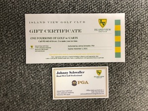 lot 46 image: Island View Golf Course Gift Card