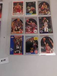 lot 24 image: 36 - Collectible NBA All-Star Cards