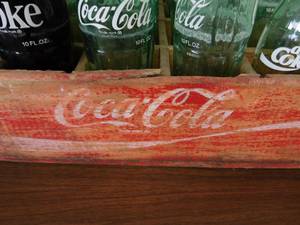 lot 61 image: Coca-Cola Bottles w Crate