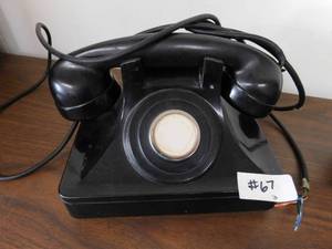lot 67 image: Antique Phone