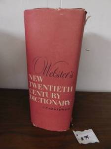 lot 74 image: Websters Dictionary