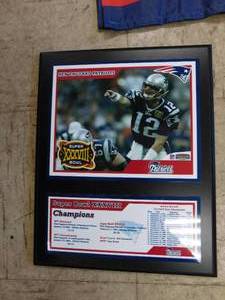 lot 112 image: Patriots Memorbilia