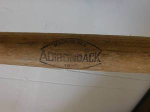 lot 123 image: Wood Baseball Bat