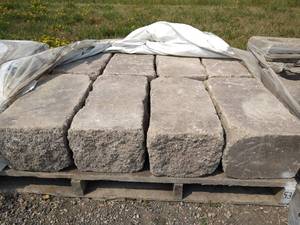 Vintage Ends Tumbled Wall Block - Bluestone
