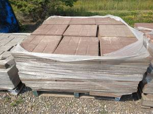 Brickface Slabs Pavers - Red