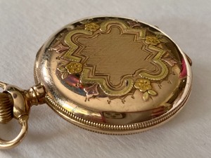 Vintage Gold Tone Pocket Watch  US Watch Company
