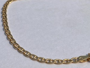 14k 3mm Anchor Link Bracelet