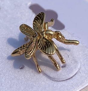 14k Gold Mosquito Pin