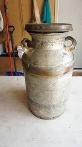 Vintage (Superior) Milk Can W Cover
