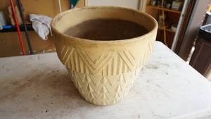 Stoneware Pottery Flower Pot