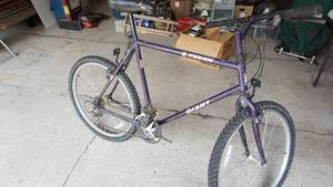 Purple Yukon Giant Mountain Bicycle