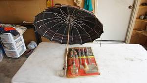 Umbrella--Five Piece Craftsman Barbeque Accessory Set