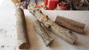 Pieces Of Split Wood