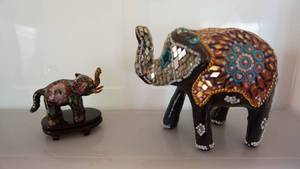 Two Decorative Elephants