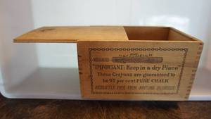Wood Box With Sliding Cover