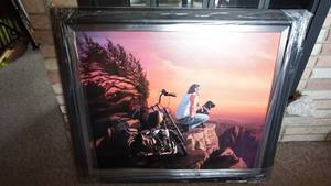 Picture With Black Frame--40  x  35