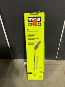 RYOBI ONE 18V 8 in. Cordless Battery Pole Saw (Tool Only). See Pictures