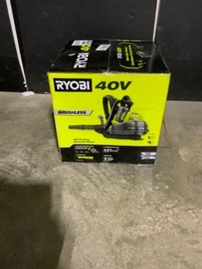 RYOBI 40V Whisper Series 145 MPH 625 CFM Cordless Battery Backpack Leaf Blower with 5.0 Ah Battery and Charger. See Pictures