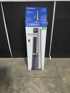 Lasko Bladeless 37 in. Oscillating Tower Fan with Nighttime Setting, Timer and Remote Control. See Pictures