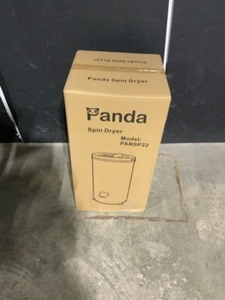 Panda 3200 RPM Ultra Fast Portable Spin Dryer Stainless Steel, 110-Volt  Capacity 0.6 cu. ft. See Pictures