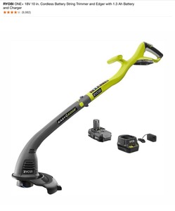 Ryobi Cordless Blower (Tool Only) & Ryobi Cordless String Trimmer  Edger. See Pictures