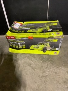 RYOBI 40V Brushless 20 in. Cordless Battery Walk Behind Push Lawn Mower with 6.0 Ah Battery and Charger. See Pictures