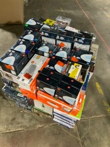 Pallet of Lighting, Electrical Equipment & More Various Kinds and Conditions. See Pictures