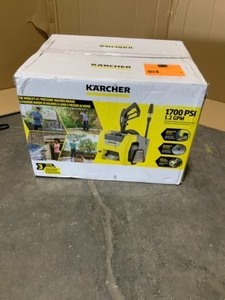 lot 6 image: Karcher K1710 Cube, 1700 PSI 1.2 GPM Electric Prressure Washer. See Pictures