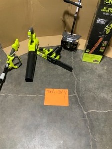 lot 9 image: Ryobi Outdoor Lawn Tool Assortment (Tools-Only) See Pictures