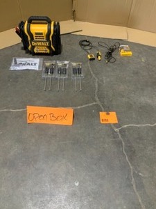 lot 10 image: Dewalt Powerstation. Chargers and Klein Tools Nut Driver Set. See Pictures