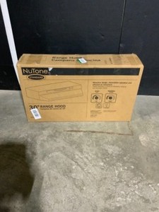 lot 19 image: Broan-NuTone ACS Series 30 in. 260 Max Blower CFM Convertible Under-Cabinet Range Hood with Light in Stainless Steel. See Pictures