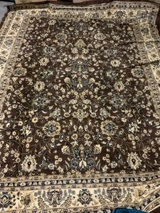 lot 33 image: Unique Loom Sialk Hill Washington Brown 9 ft. x 12 ft. Area Rug. See Pictures