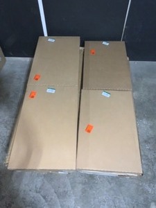 lot 36 image: Pallet of Closet Evolution Shelving and Closet Systems Various Conditions & Sizes See Pictures