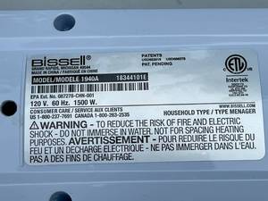lot 133 image: Bissell Power Fresh Steamer