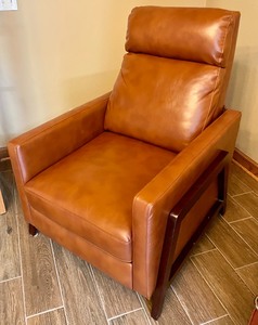 lot 2 image: Back Creek Capital Company Recliner with Wooden Accents