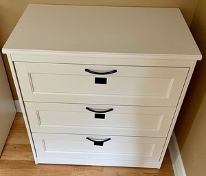 lot 30 image: Wonderful White Dresser