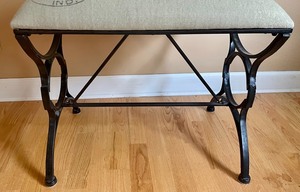 lot 40 image: Ornate Bench