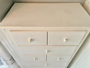 lot 36 image: Wonderful White Dresser