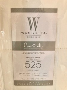 lot 52 image: Three Packages of New XL Wamsutta Twin Sheets