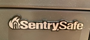 lot 94 image: Sentry Safe with Keys and Manual