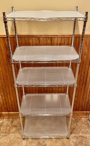 lot 204 image: Magnificent Metal Shelf