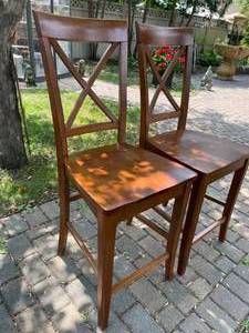 lot 344 image: 2 Wooden Chairs by Ligo