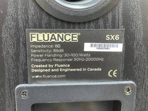 lot 356 image: 2 Fluance SX6 Speakers With Speaker Wire