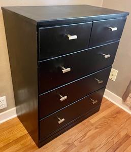 lot 247 image: Black Dresser