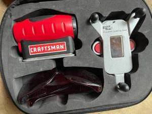 lot 396 image: Craftsman 4 In 1 Laser Tool in Original Case